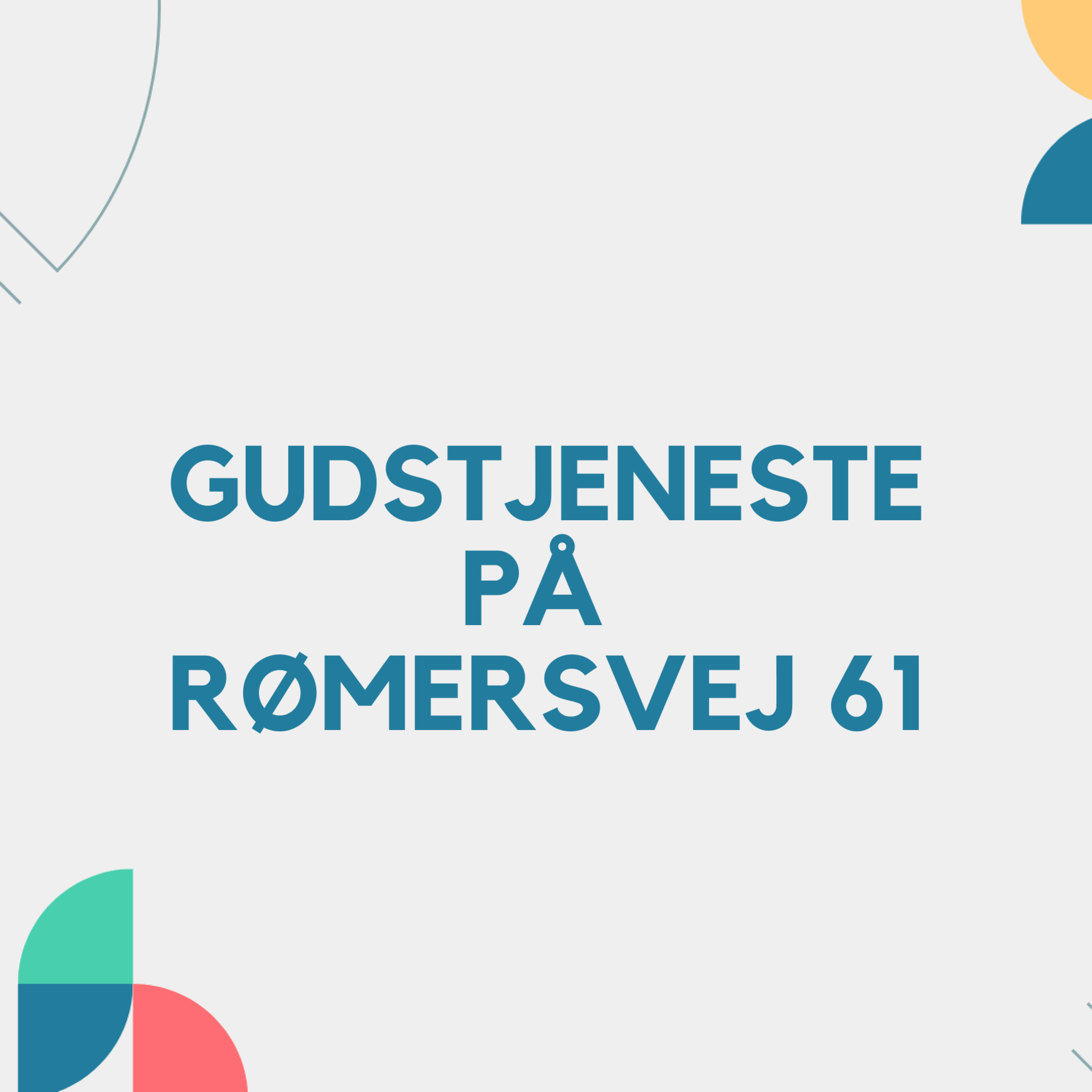 Gudstjeneste i Odense (bemærk ny lokation)